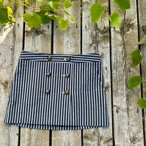 BCBGMaxAzria ⎮ Sailor-themed mini skirt